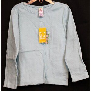 NEW 2001 Gymboree Sweet Chic Light Blue Shirt Stripe Diamond Long sleeve Sz XL 6
